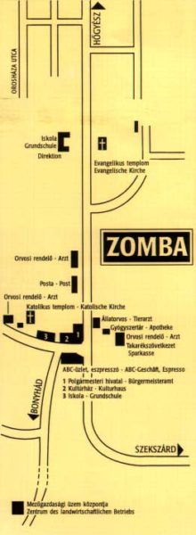Zomba: térkép